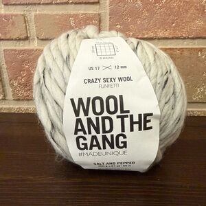 Wool and The Gang Yarn Up Cycled Denim And Cotton Salt And Pepper
